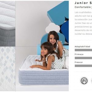 Junior Saac colchon Juvenil